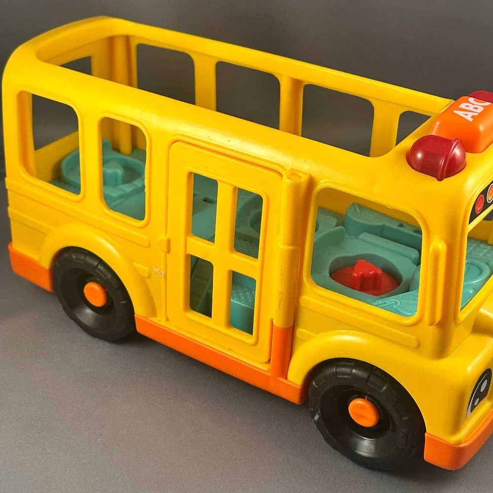 Fisher-Price Little People Sit with Me School Bus Yellow Musical‎ Toy Works